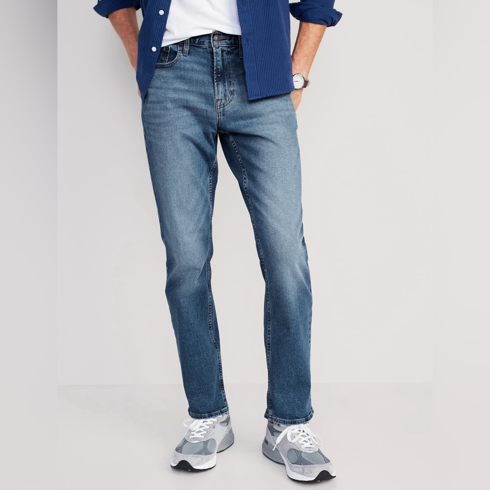 Old Navy 100% Cotton Men’s Straight Built-In Flex Jeans - 32x32